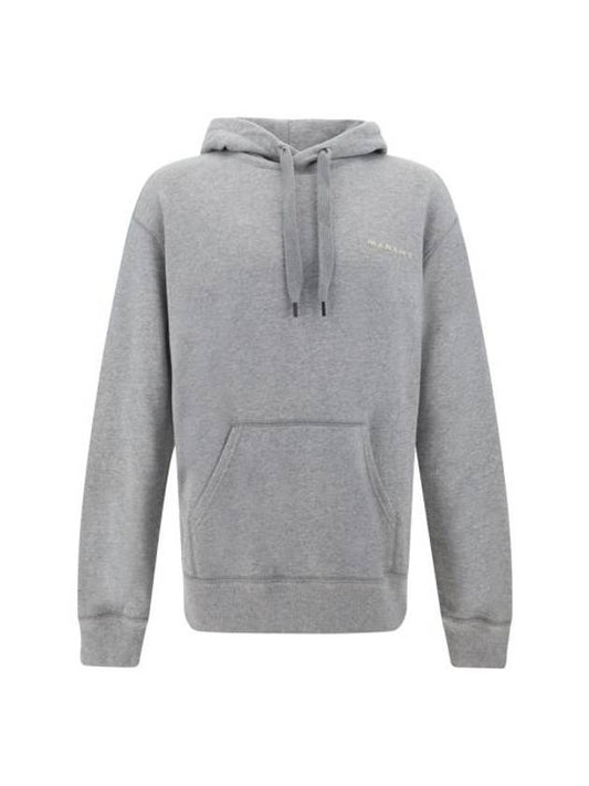 Marcello Logo Hoodie Grey - ISABEL MARANT - BALAAN 1