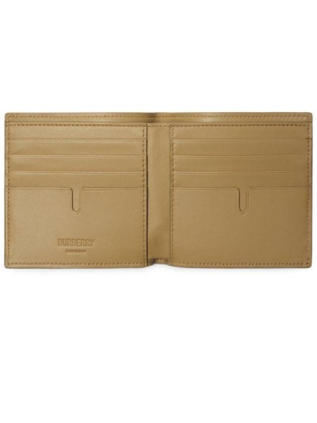 Check Half Wallet Beige - BURBERRY - BALAAN 3