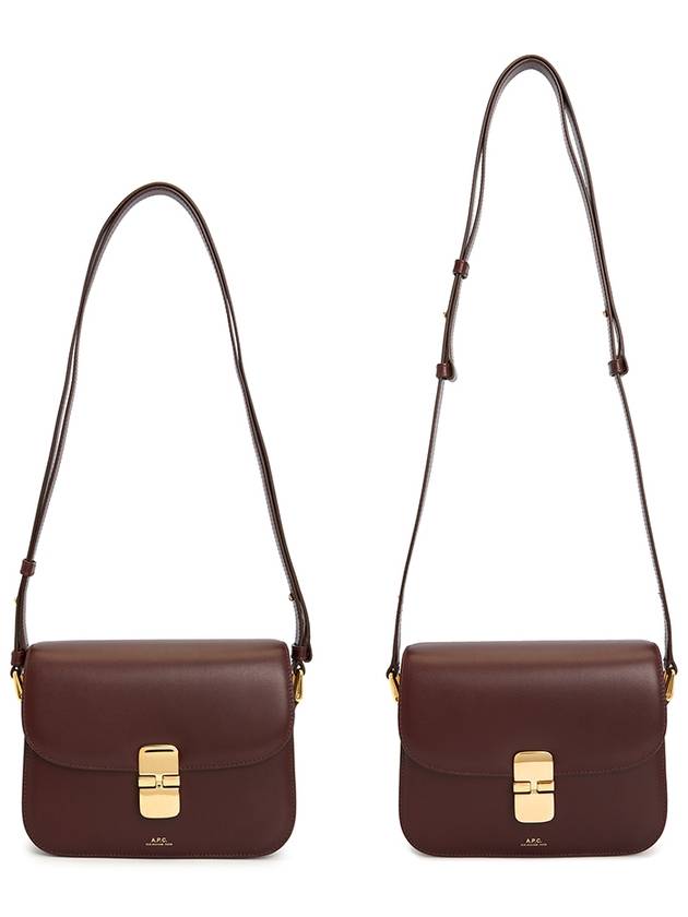 Grace Small Shoulder Bag Burgundy - A.P.C. - BALAAN 8