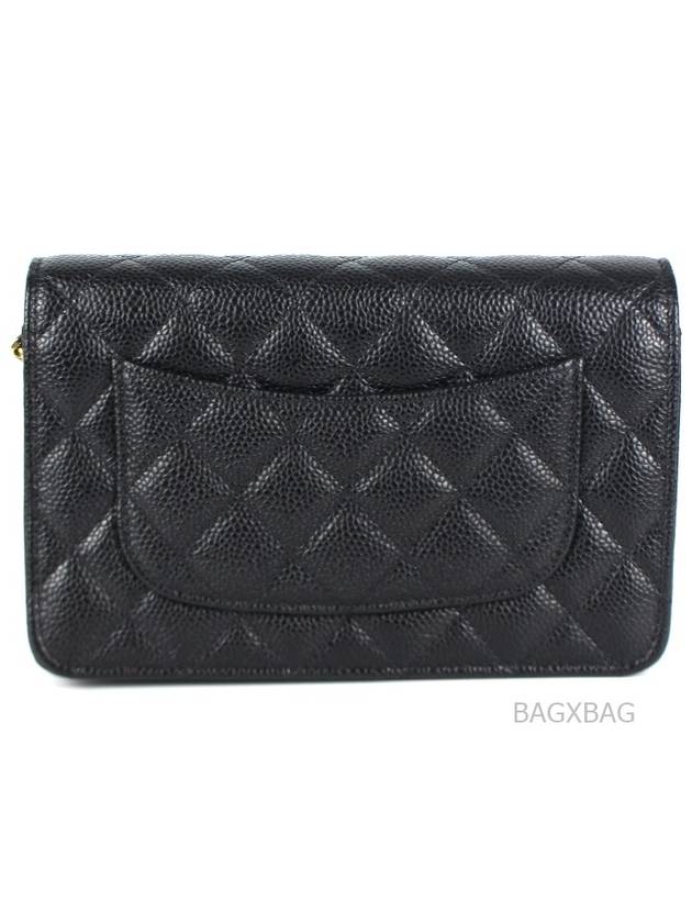 CH Classic Caviar WOC Black Gold Plated CH42BG082 - CHANEL - BALAAN 3