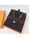 Mini Pop-Ache H Pendant Silver Necklace Orange - HERMES - BALAAN.