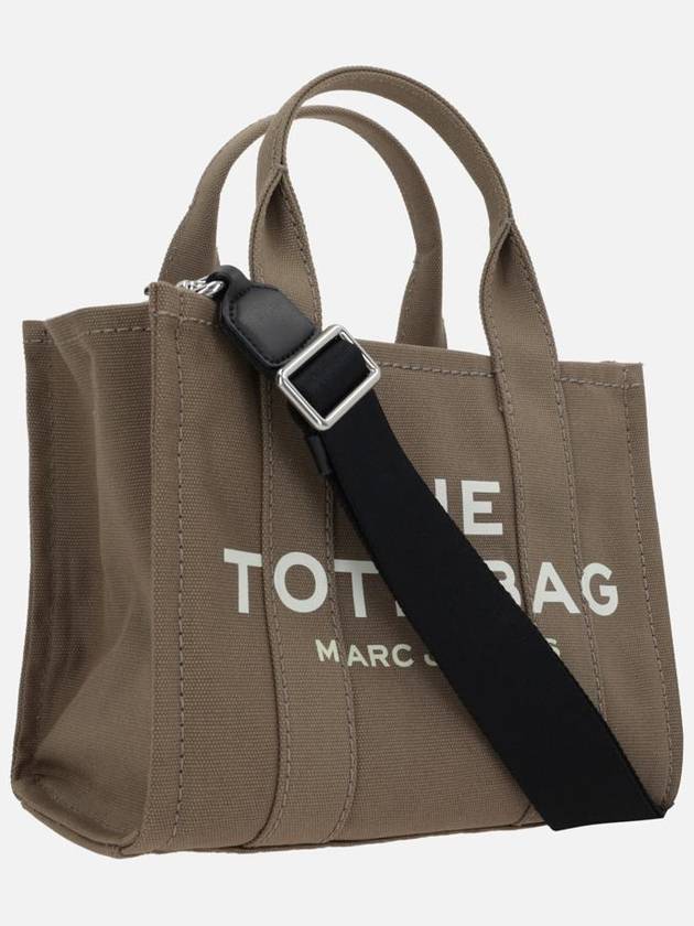 Logo Small Canvas Tote Bag Khaki - MARC JACOBS - BALAAN 3