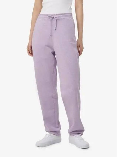 Organic Cotton Track Pants Purple - GANNI - BALAAN 2