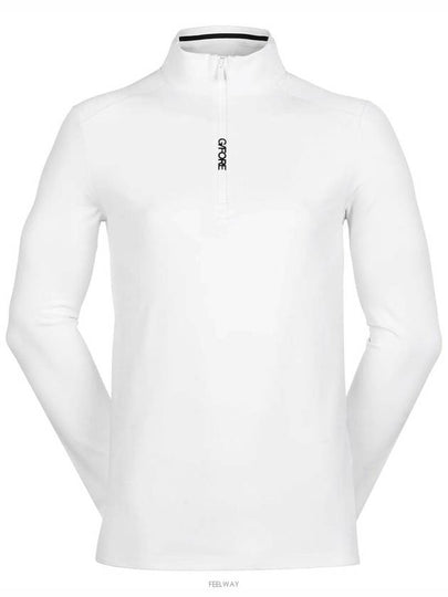 Brushed Back Tech Quarter Zip Long Sleeve T-Shirt White - G/FORE - BALAAN 2