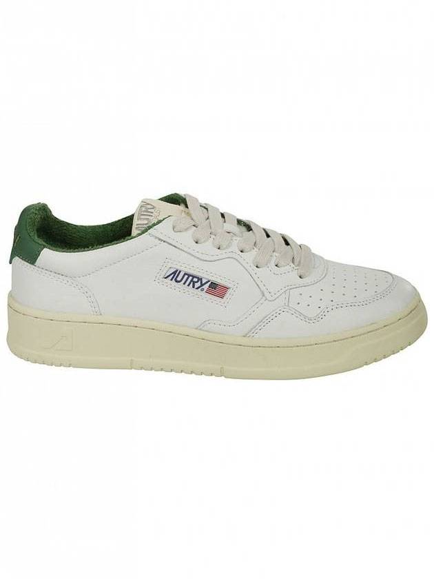 Medalist Green Tab Low Top Sneakers White - AUTRY - BALAAN 1