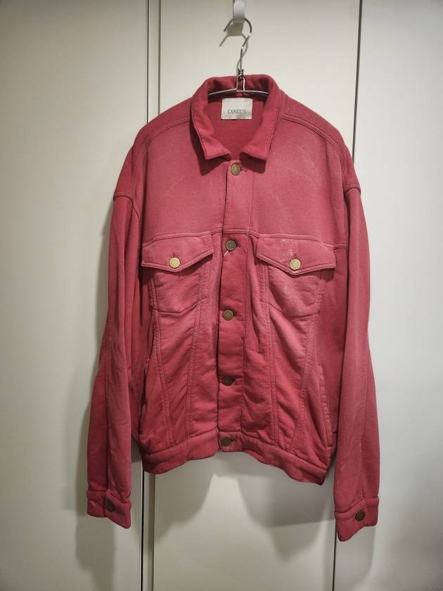 Peacock Pink Oversized Trucker JACKET - LANEUS - BALAAN 1