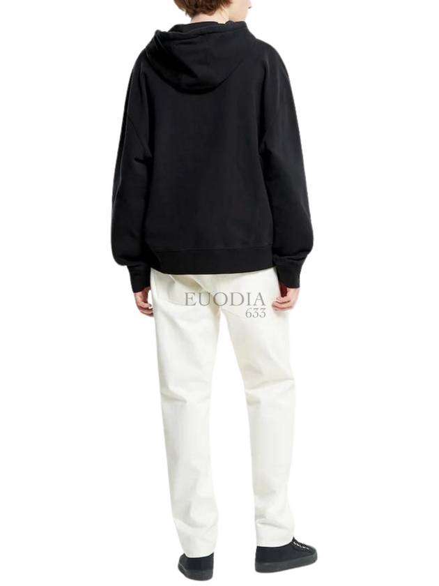 Bold Fox Head Patch Oversize Hoodie Black - MAISON KITSUNE - BALAAN 5