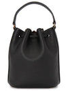 T Timeless Leather Micro Logo Bucket Bag Black - TOD'S - BALAAN 5