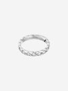 Coco Crush Ring Quilted Motif Mini 18K White Gold Diamond - CHANEL - BALAAN 4