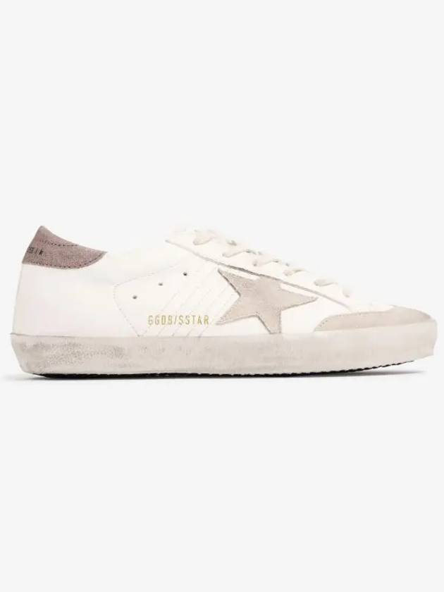 Super Star Lace Up Low Top Sneakers Light Brown White - GOLDEN GOOSE - BALAAN 2