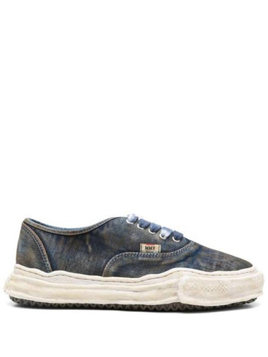 Baker OG Sole Washed Denim Low Top Sneakers Blue - MAISON MIHARA YASUHIRO - BALAAN 1