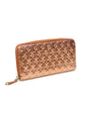 Women s Fendi 8M0024 Pink Patent Leather Gold Zipper Around Long Wallet gt Gangbuk used luxury goods - FENDI - BALAAN 4