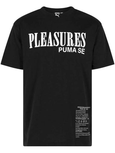 Pleasures Type 4 Short Sleeve T-Shirt Black - PUMA - BALAAN 1