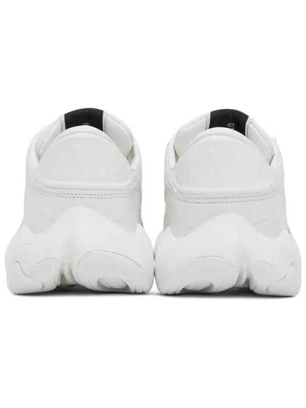 Bubble Bag Leather Low Top Sneakers White - VALENTINO - BALAAN 5