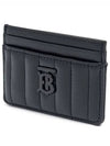 Quilted Leather Lola Card Wallet Black - BURBERRY - BALAAN 3