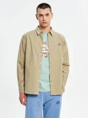 Men s bold foxhead relaxed fit shirt blouse southern canvas domestic product - MAISON KITSUNE - BALAAN 1