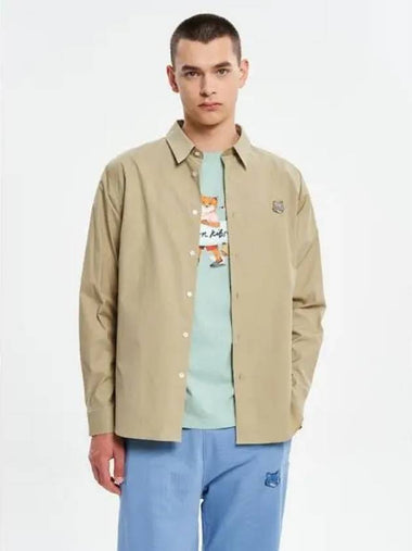 Men s bold foxhead relaxed fit shirt blouse southern canvas domestic product GM0024031533838 - MAISON KITSUNE - BALAAN 1