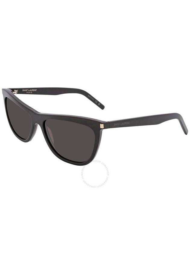 Saint Laurent Dark Grey Cat Eye Ladies Sunglasses SL 515 001 58 - SAINT LAURENT - BALAAN 3