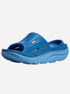 Ora Recovery Slide 3 Slippers Blue - HOKA ONE ONE - BALAAN 4