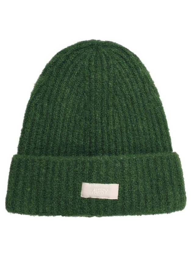 Autry Green Virgin Wool Blend Beanie - AUTRY - BALAAN 1