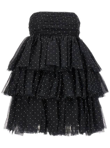 Rotate Birger Christensen 'Mesh Mini Ruffle' Dress - ROTATE - BALAAN 1