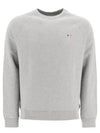 Tricolor Fox Patch Sweatshirt Gray Melange - MAISON KITSUNE - BALAAN 2