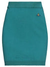 Women's ORB Logo Knit Bea Mini H Line Skirt Blue - VIVIENNE WESTWOOD - BALAAN 2