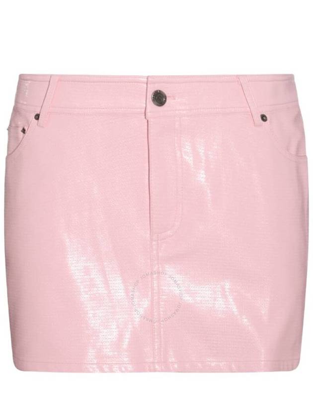 Rotate Orchid Pink Embossed Sequin Mini Skirt, Brand Size 34 (US Size 0) - ROTATE - BALAAN 1