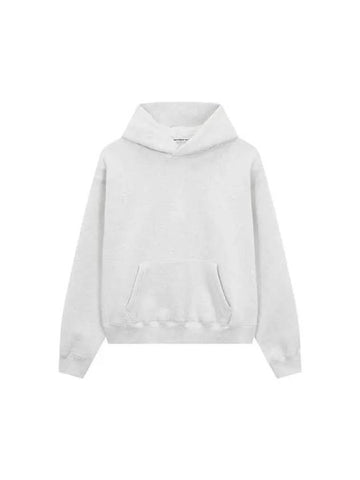 UNISEX Cotton Blend Hooded Sweatshirt Light Gray - ALEXANDER WANG - BALAAN 1