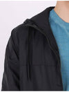 Hooded zip-up black windbreaker - IKALOOOK - BALAAN 8