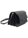 Matte black smooth calfskin gold plated trunk medium shoulder bag SBMPN09NO1 - MARNI - BALAAN 4