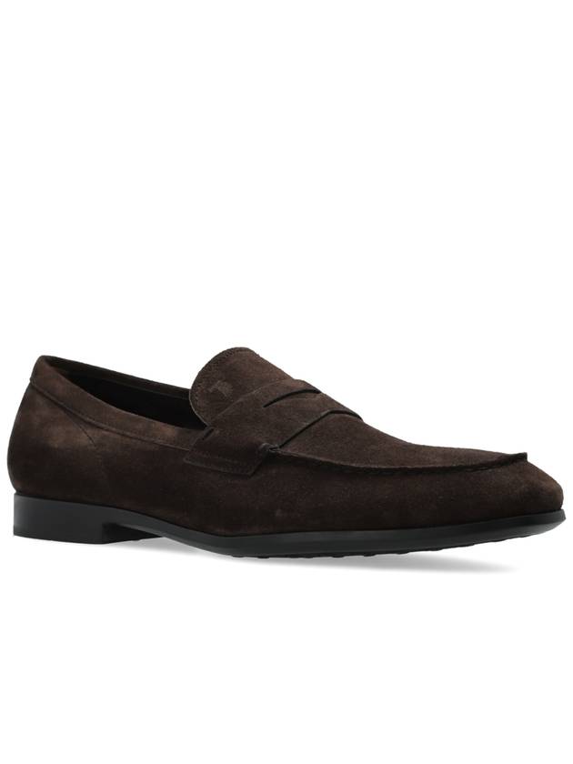 Tod’s Suede Loafers Shoes, Men's, Brown - TOD'S - BALAAN 4