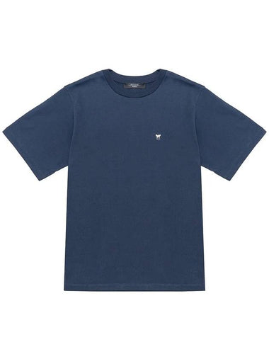 Deodara cotton t shirt navy 010 - MAX MARA - BALAAN 1