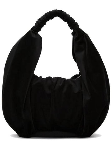 Ruffle Velvet Shoulder Bag Black - JW ANDERSON - BALAAN 1