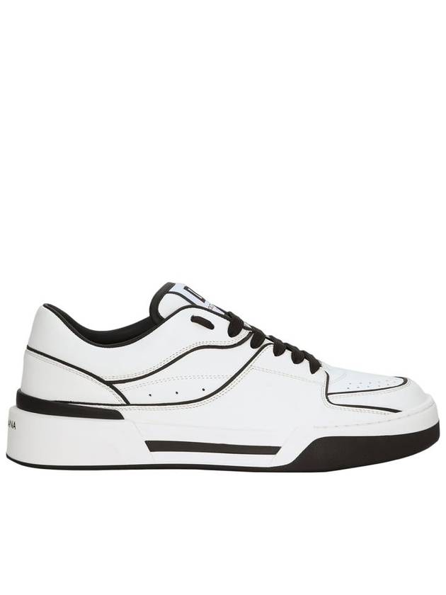 New Rome DG Logo Calfskin Low Top Sneakers White - DOLCE&GABBANA - BALAAN 2