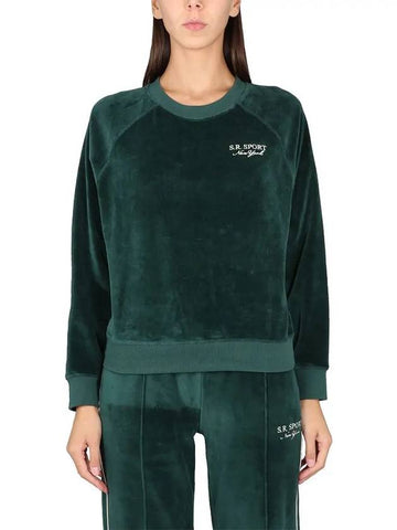 SR Sports Sweatshirt CR751 Green - SPORTY & RICH - BALAAN 1