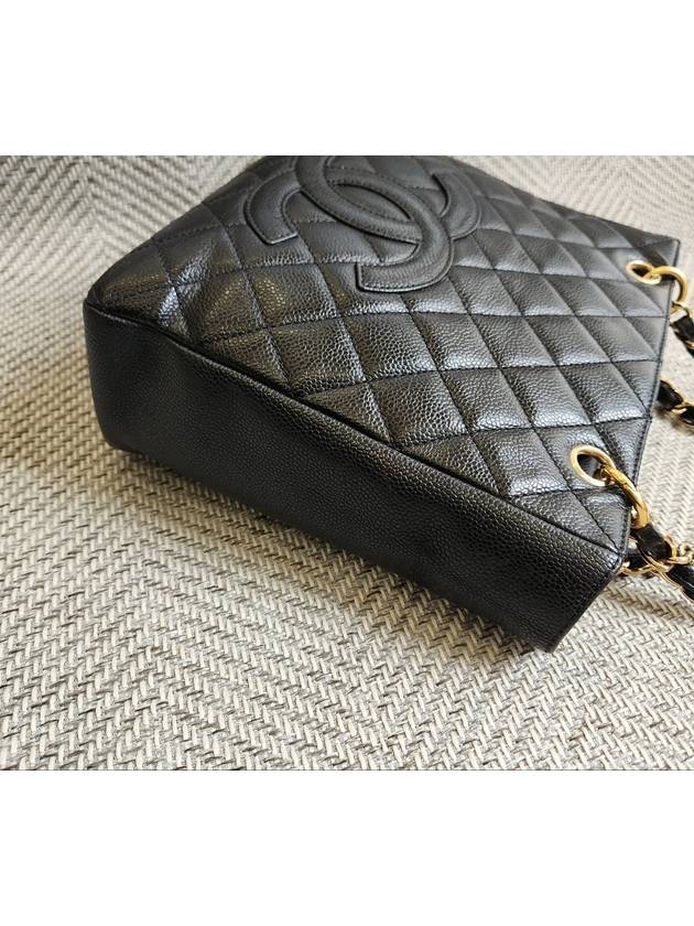 Caviar gold petite shopping shoulder bag - CHANEL - BALAAN 5