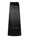 Double Satin Maxi H-Line Skirt Black - GANNI - BALAAN 5