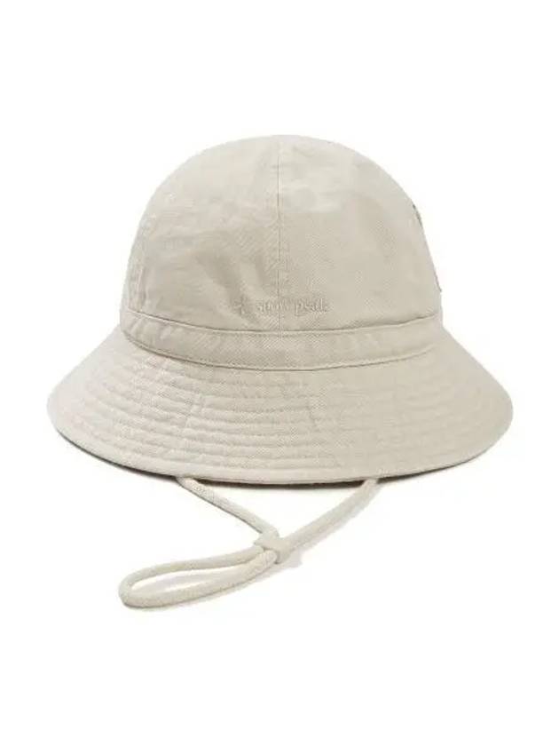 Cland 6 Panel Bucket Hat Light Beige S24SUFBH35 - SNOW PEAK - BALAAN 1