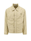 Quilted Nylon Frontal Logo Patch Jacket Canvas - MAISON KITSUNE - BALAAN 2