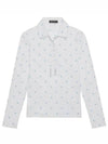 Women'S Star Print Long Sleeve Pk Shirt White - G/FORE - BALAAN 2