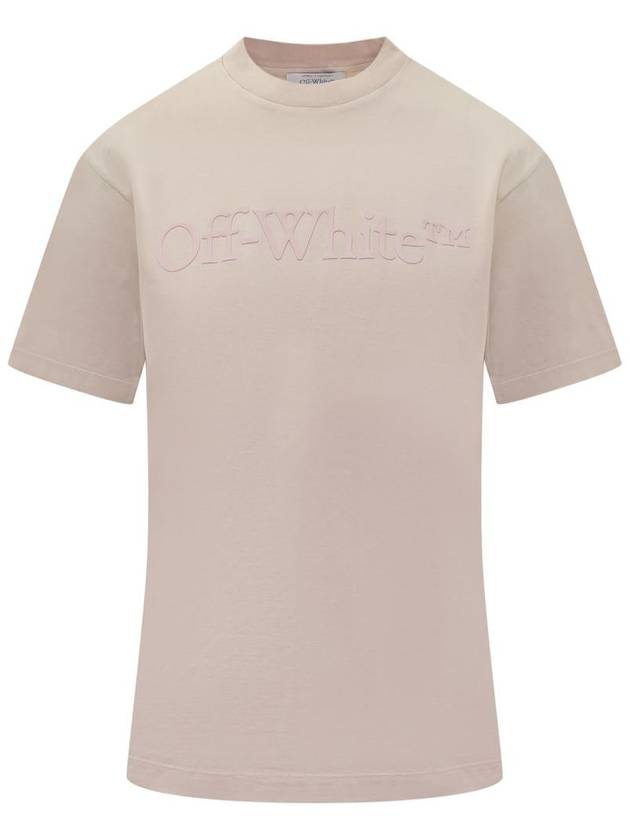 Short Sleeve T-Shirt OWAA049S24JER0013636 Lilla - OFF WHITE - BALAAN 2