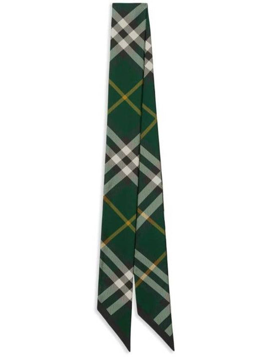 Vintage Check Pointed Tip Scarf Green - BURBERRY - BALAAN 1