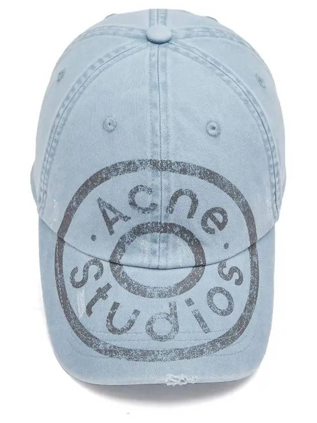 C40382 AAV Logo Print Cap Hat - ACNE STUDIOS - BALAAN 3