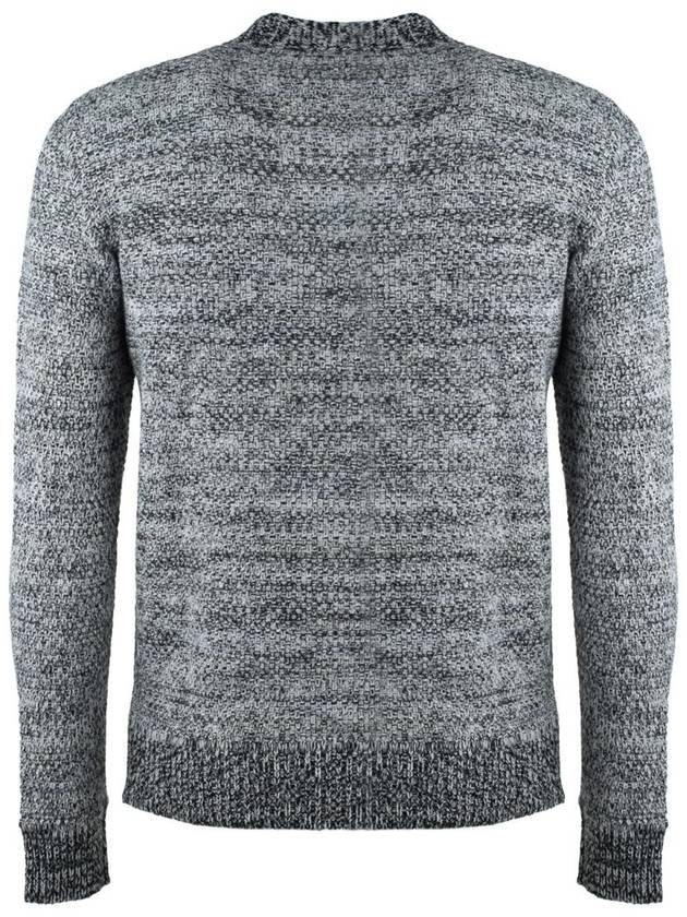 Roberto Collina Black And Gray Cardigan With Mélange Effect - ROBERTO COLLINA - BALAAN 2