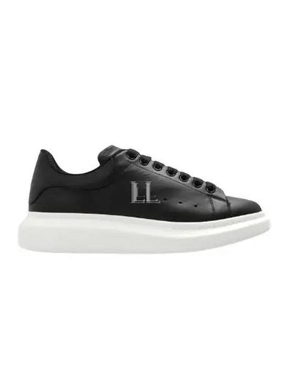 Oversized Lace-Up Low-Top Sneakers Black - ALEXANDER MCQUEEN - BALAAN 2