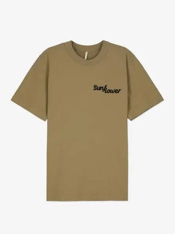 Master logo short sleeve t shirt khaki 2013150 - SUNFLOWER - BALAAN 1