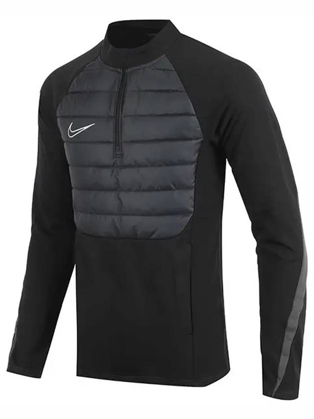 Therma Fit Academy Winter Warrior Half Zip Long Sleeve T-Shirt Black - NIKE - BALAAN 3