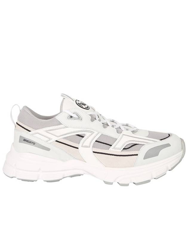 'Marathon R-Trail' White Low Top Sneakers With Logo Detail In Leather Blend Woman - AXEL ARIGATO - BALAAN 1