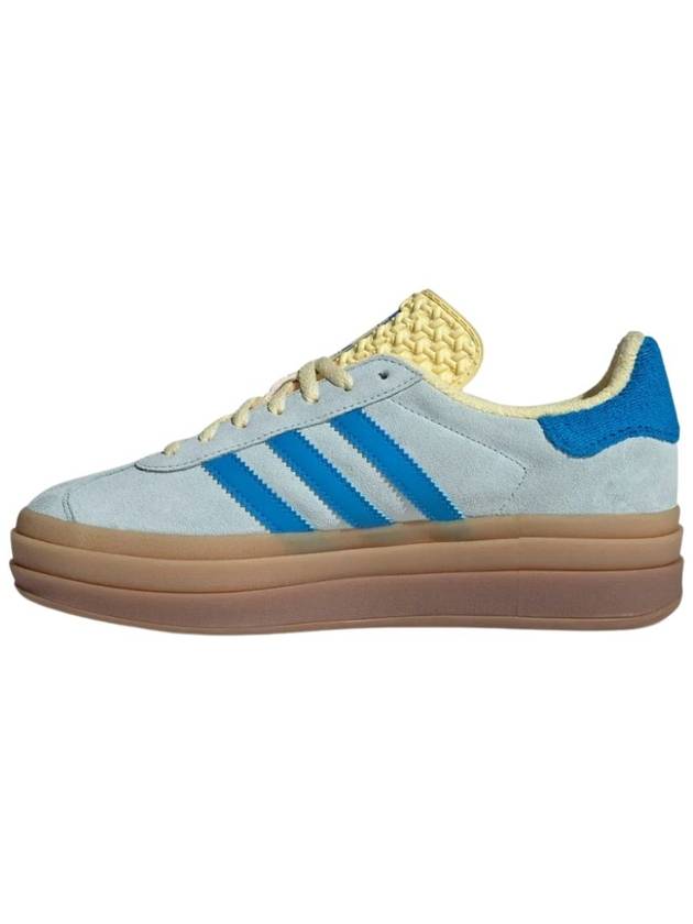 Gazelle Bold Suede Low Top Sneakers Blue - ADIDAS - BALAAN 4